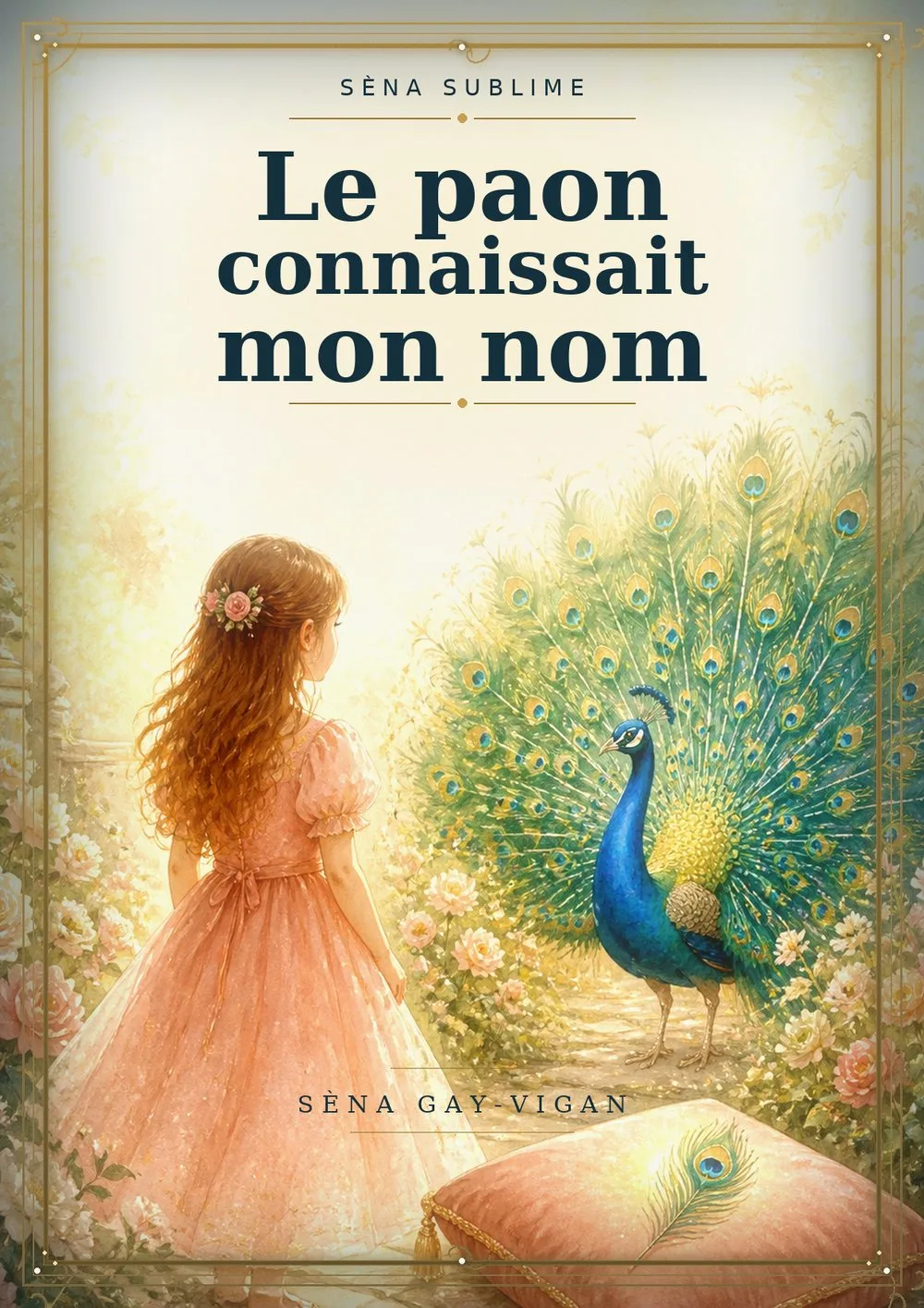 Couverture du conte Le paon connaissait mon nom, de Sèna Gay-Vigan.