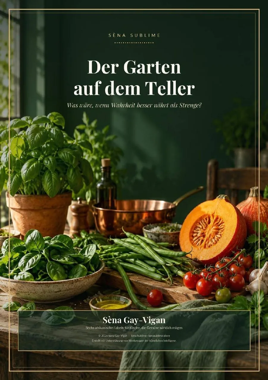 Umschlag des Buches Der Garten auf dem Teller, deutsche Luxusausgabe von Sèna Gay-Vigan